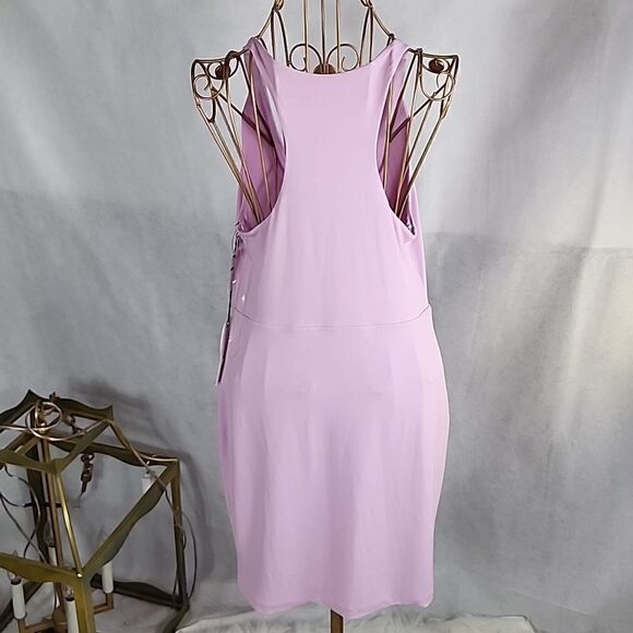 Leith Lilac Racer Back Dress Size  M - Picture 2 of 6